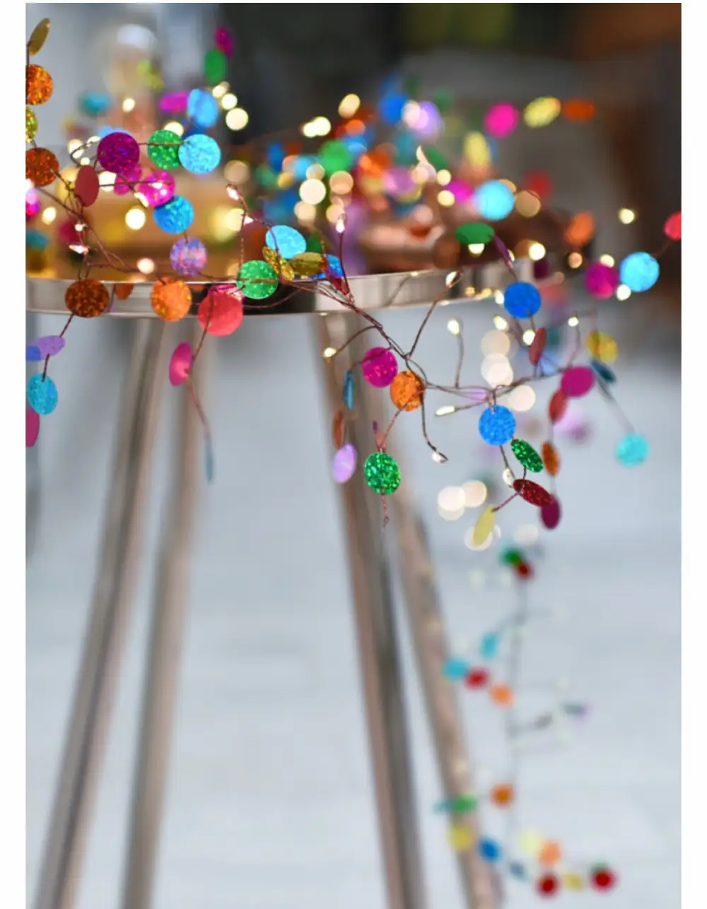 Refined Confetti Decorative String Lights