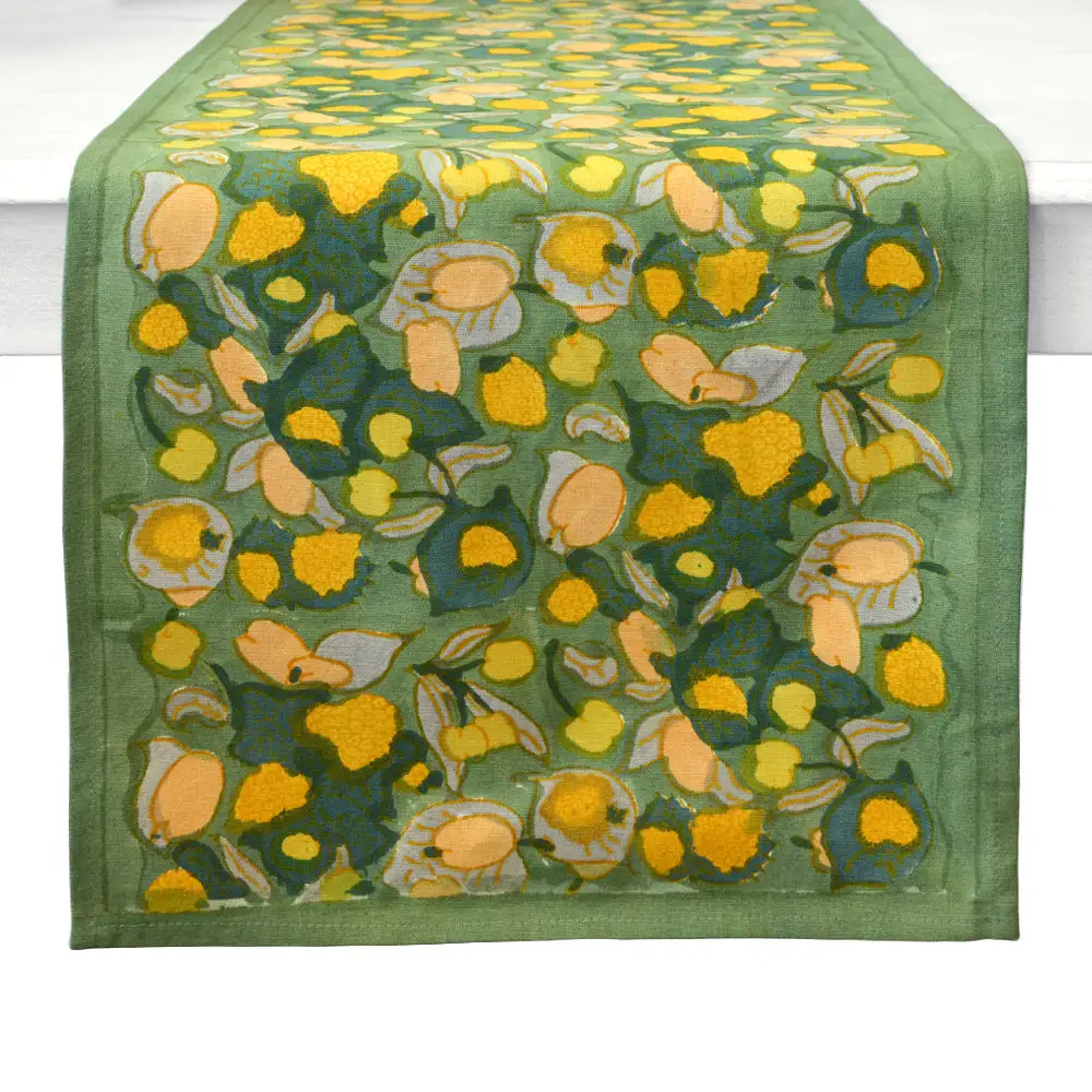 Vibrant Orchard Fruit Table Runner