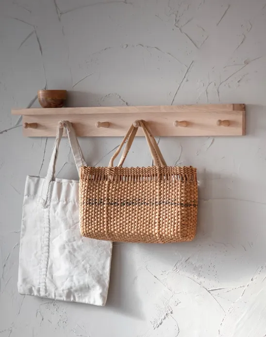 Storage Oak Shelf