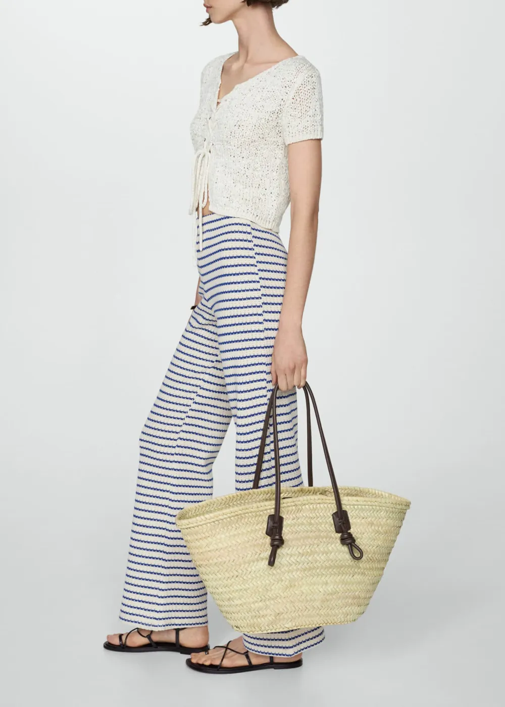 Crochet Striped Pants