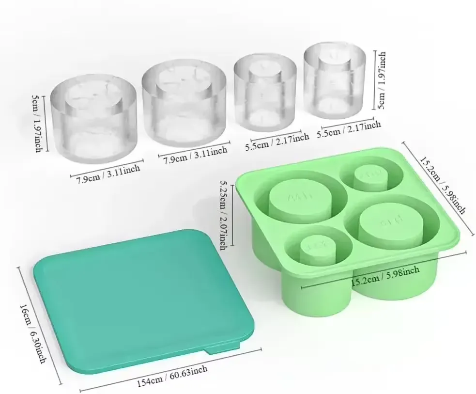 Ice Cube Tray Mold for Tumbler Stanley Cup