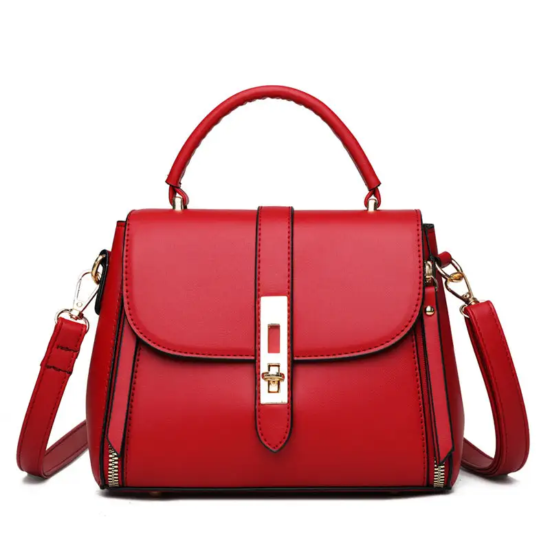 Structured Roomy Leather Crossbody Bag