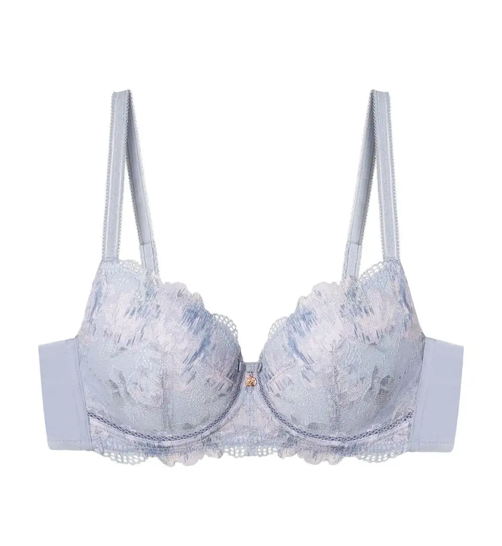 Women's Breathable-Feel Non-Wired Padded Lace Breathable Bra
