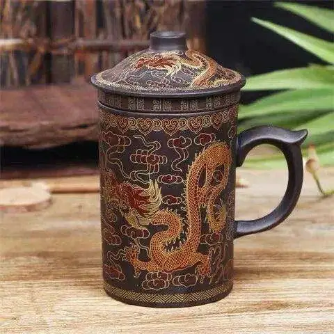 Yixing Dragon Drinkware Set