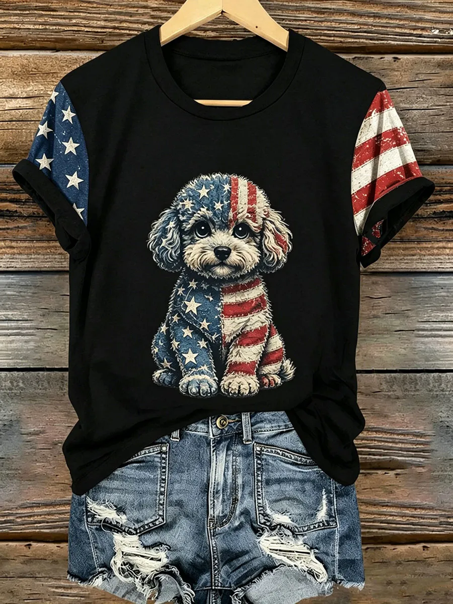 Women's American Poodle T-Shirt
