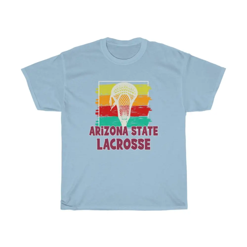 Arizona State Lacrosse Paintbrush Strokes T-Shirt