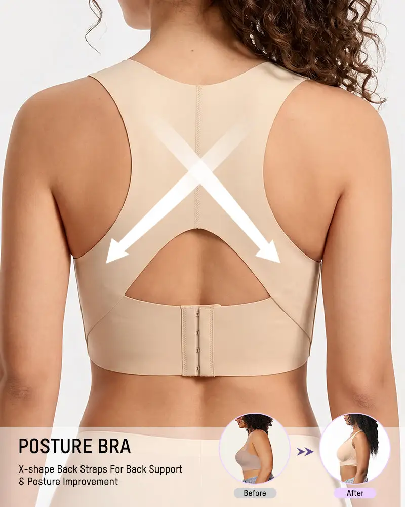 Posture Support Wireless Sports Bra