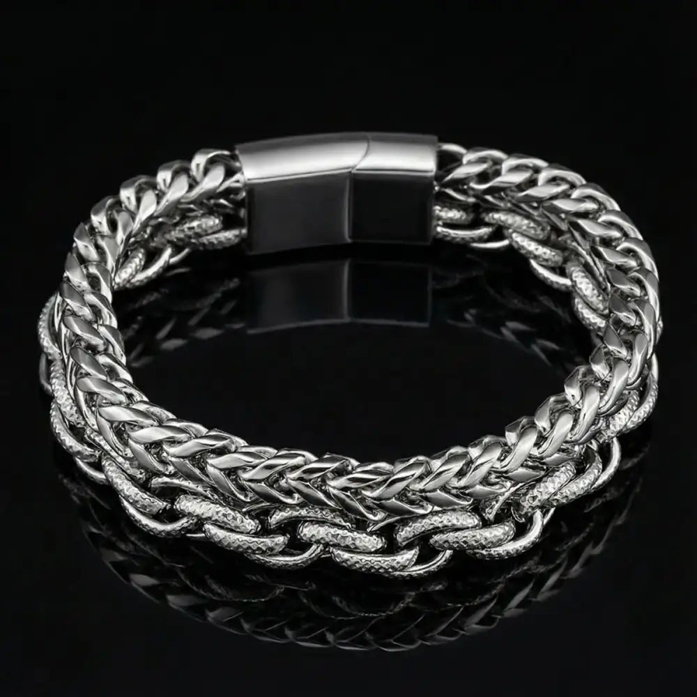 Men's Double Link Bracelet