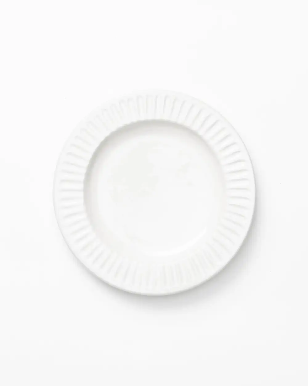 Fluted Ceramic Plate Set