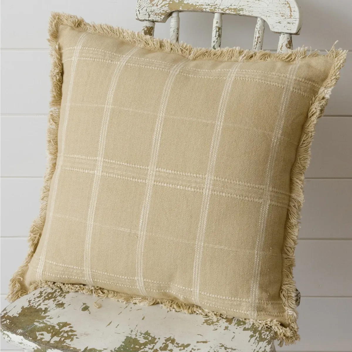 Decorative Plaid Decorative Accent Pillow