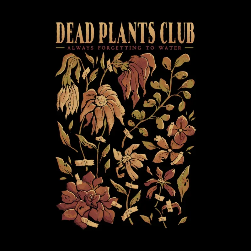 Men's Playful Plant-Themed Print Hoodie