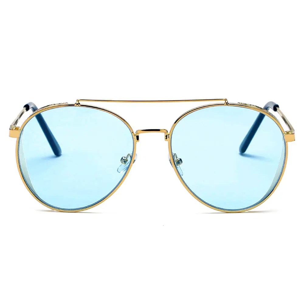 Woven Brow Bar Frame Sunglasses