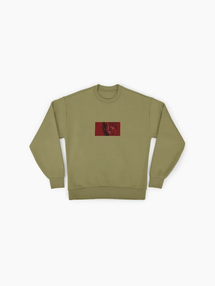 Minimalist Red Box Logo Sweatshirt