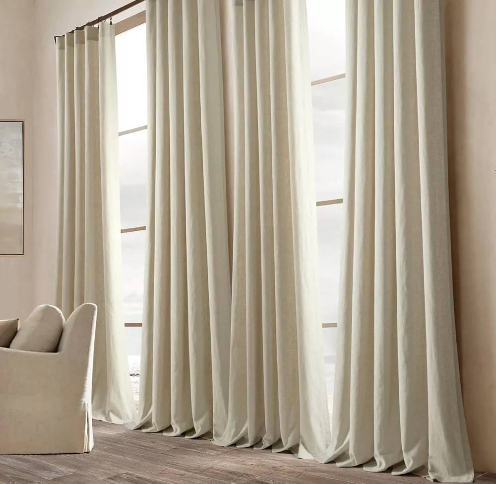 Timeless Linen Window Curtain Panel