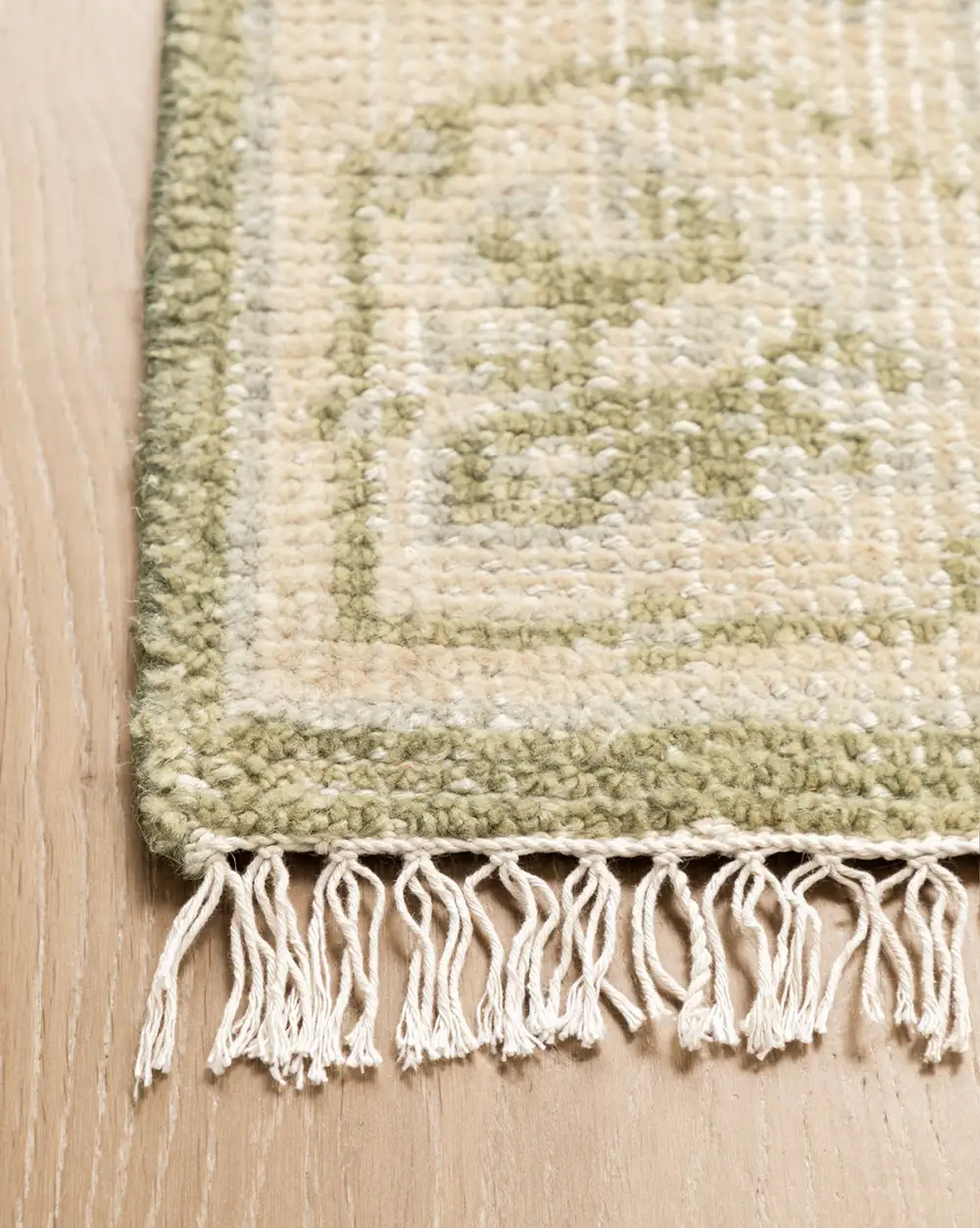 Hand-Knotted Wool Area Rug