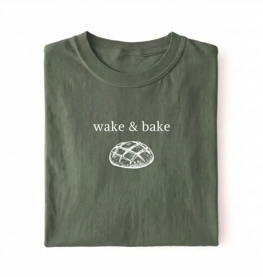 Bread Baking Soft Graphic Cotton Tee