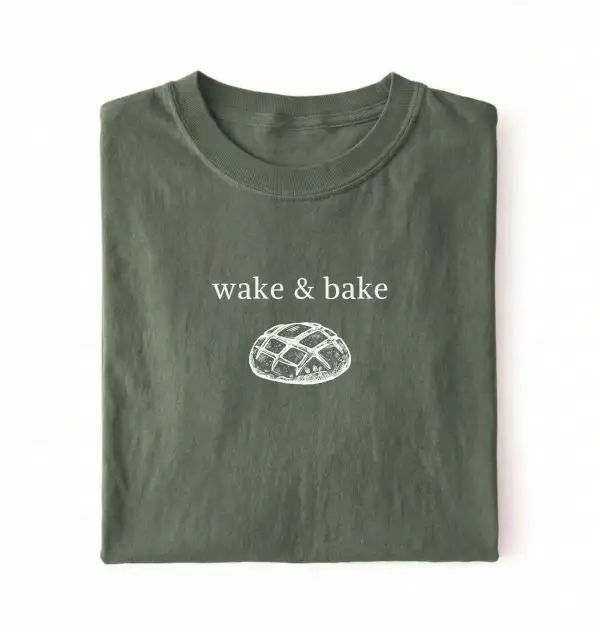 Bread Baking Soft Graphic Cotton Tee