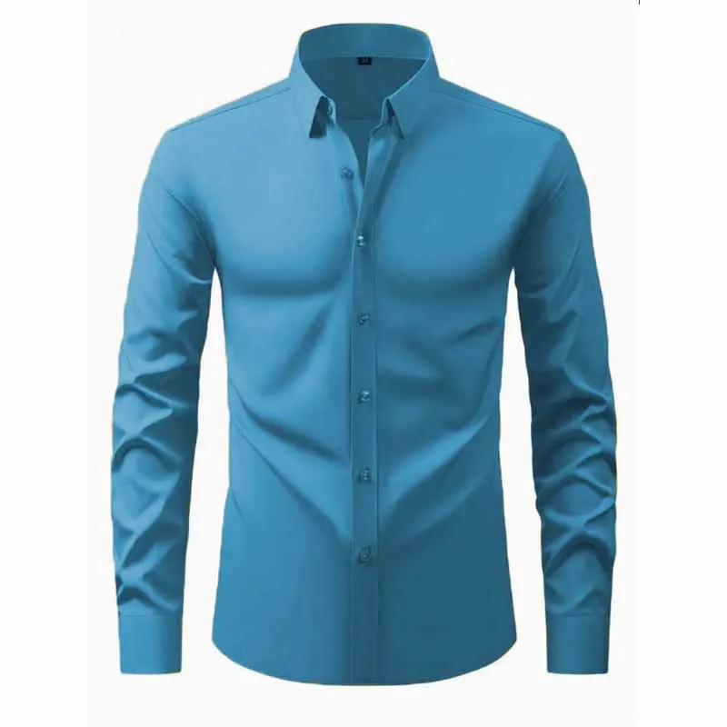 Men's Long-sleeved Shirt With Innovative Cut And Modern Design