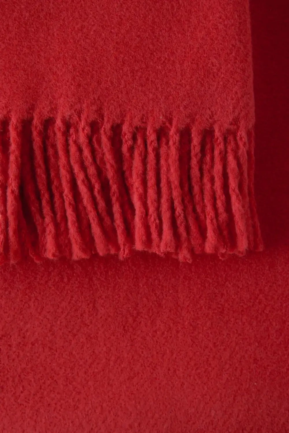 Solid Cotton Blend Throw