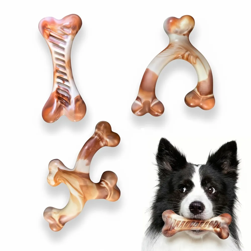 3 Pcs Durable Dog Chew Bones
