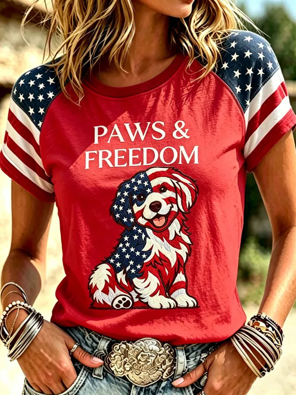 Women's 250th Anniversary Puppy T-Shirt