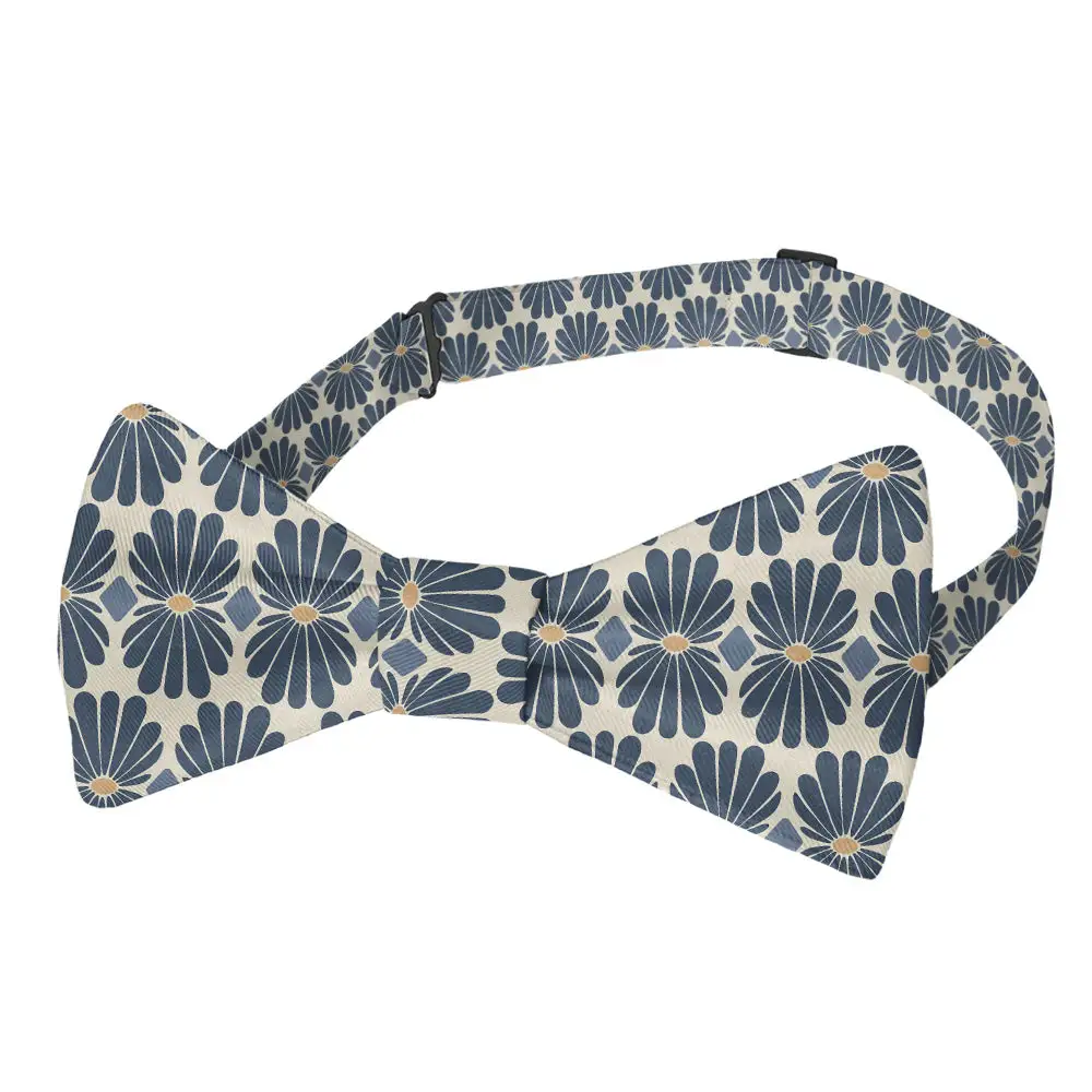 Nouveau Floral Motif Bow Tie