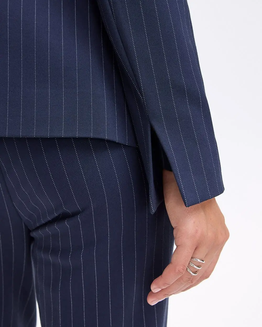 Fitted One-Button Blazer  Modern Stretch