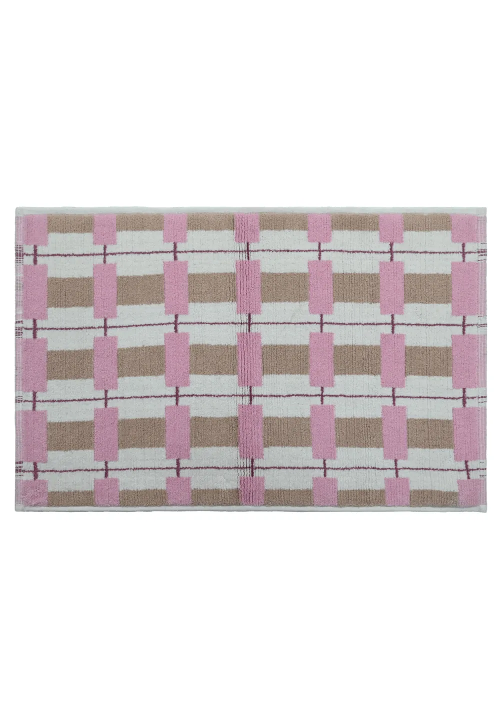 Everyday Absorbent Striped Cotton Bathroom Mat