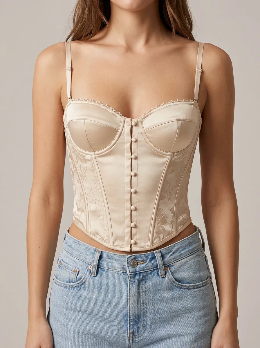 Classic Easy-Fit Women's Corset Top
