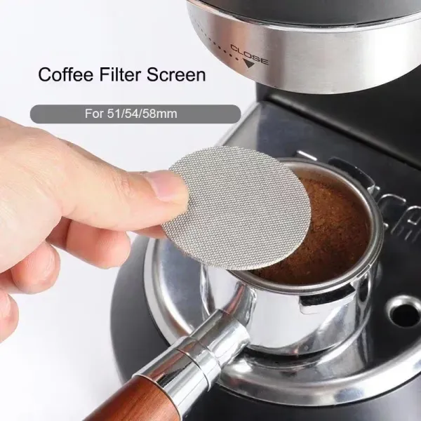 1 Pc Reusable Coffee Portafilter Screen
