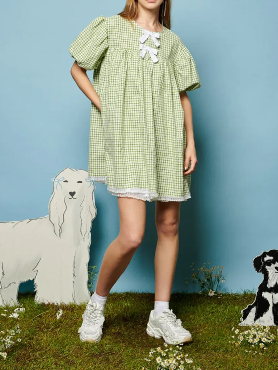 Gingham Mini Dress