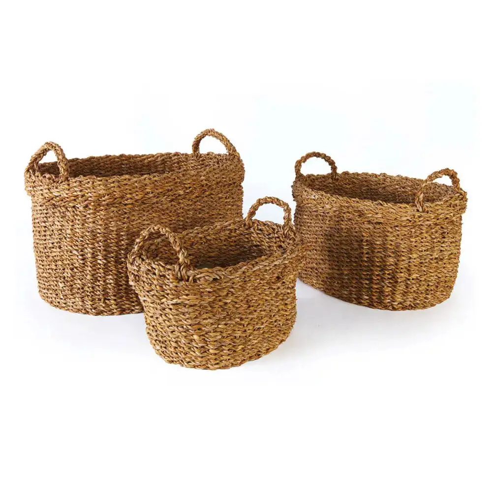 Contemporary Rattan Home Storage Basket