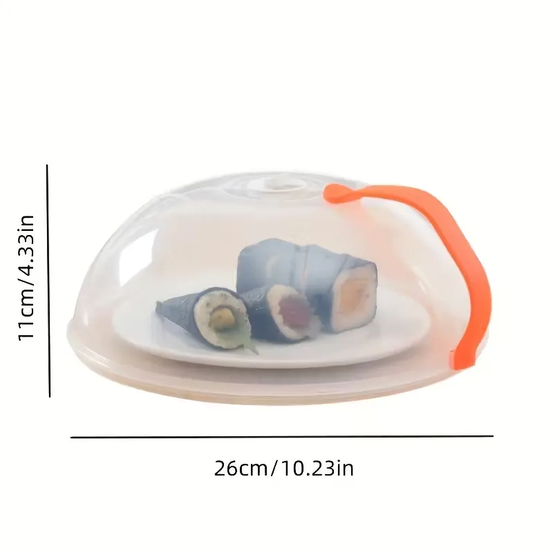 Heat-Resistant Clear Microwave Food Cover