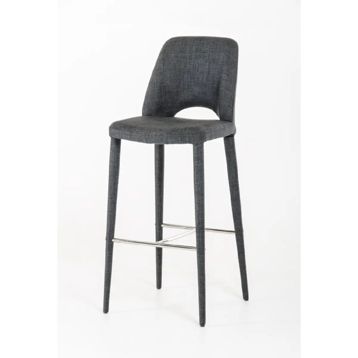 Modern Cutout-Back Bar Stool