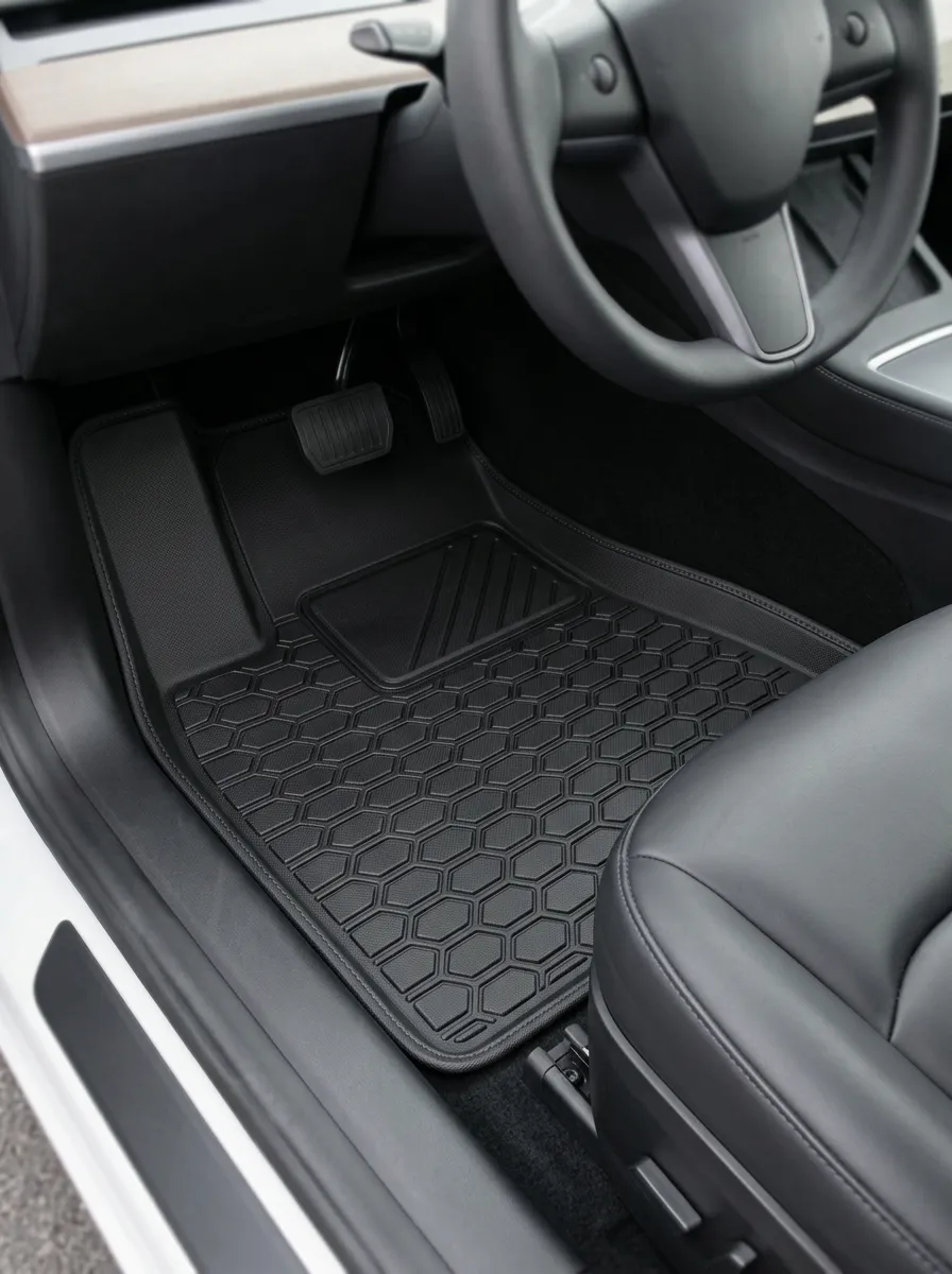 Refined Hexagon Floor Mats
