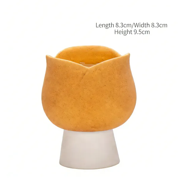 Tulip Ceramic Candle Holder