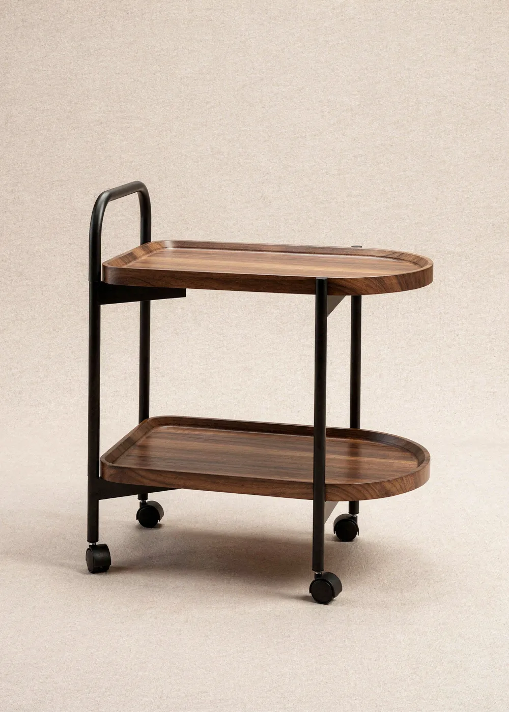 Brown  Utility Trolley