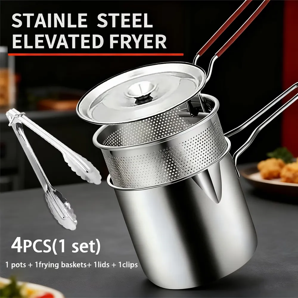 Stainless Steel Deep Fryer Pot
