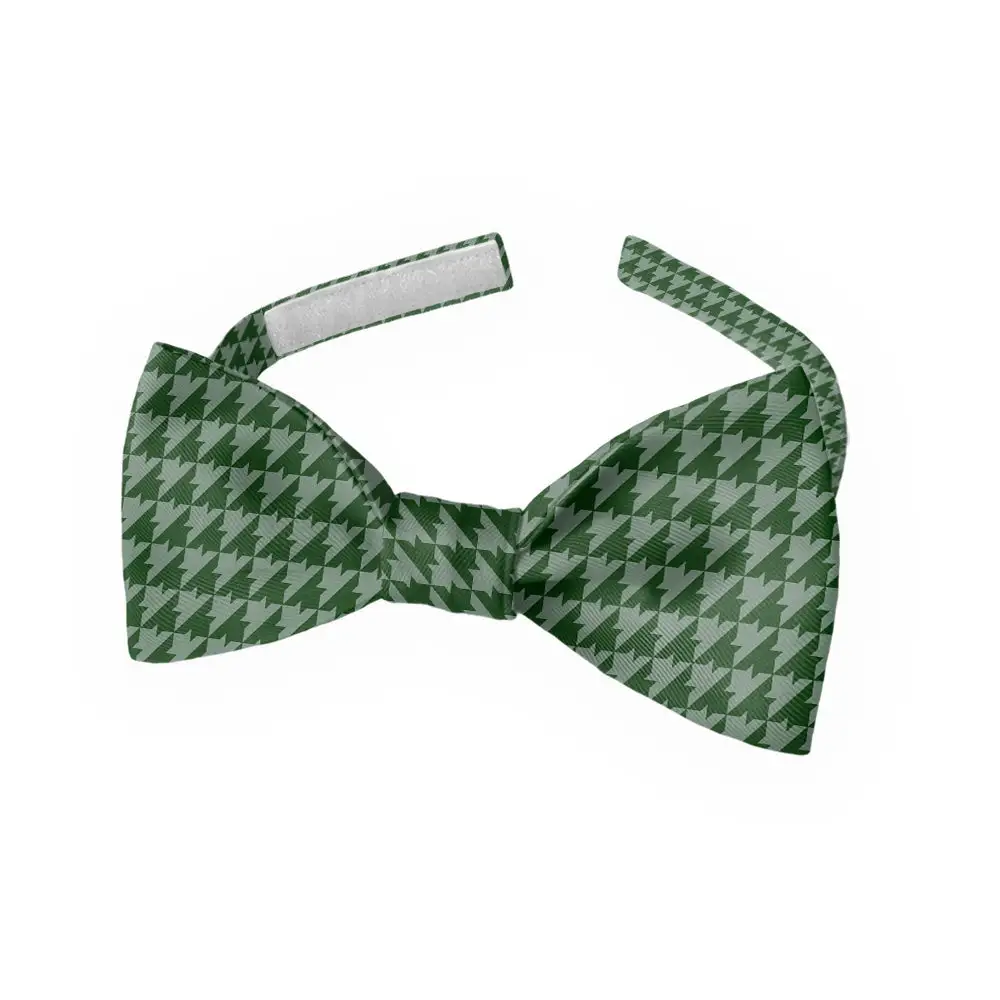 Foxtooth Pattern Bow Tie