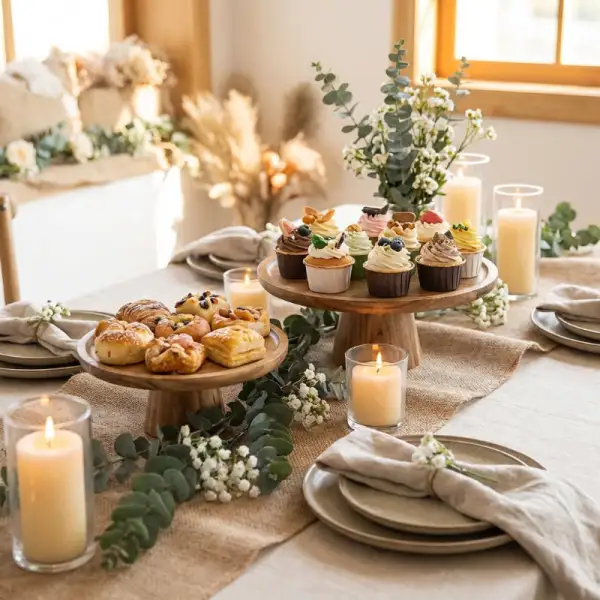 Solid Wood Pedestal Cake Stand