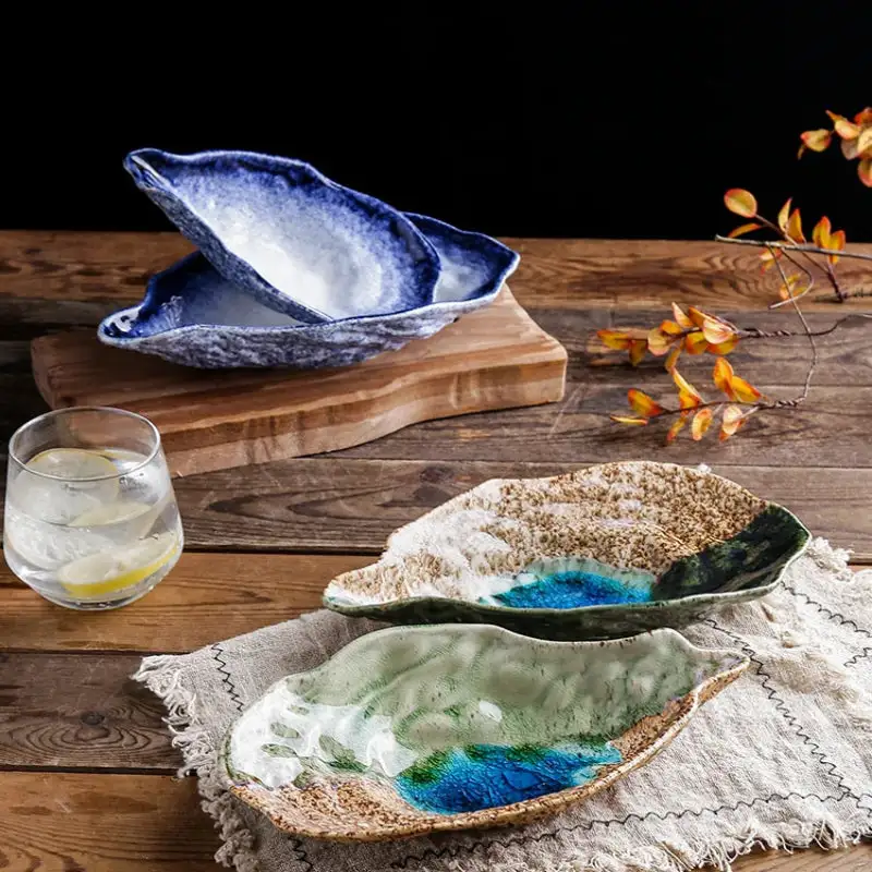 Pearl-glazed Ceramic Dishes