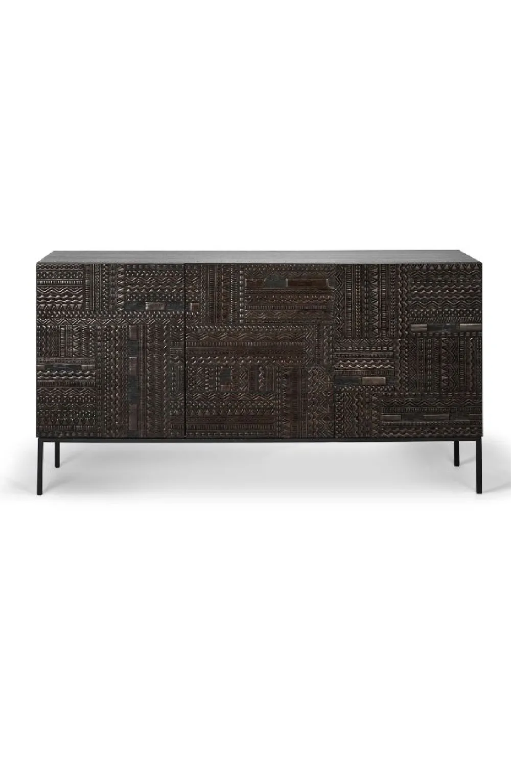 Teak Carved Sideboard