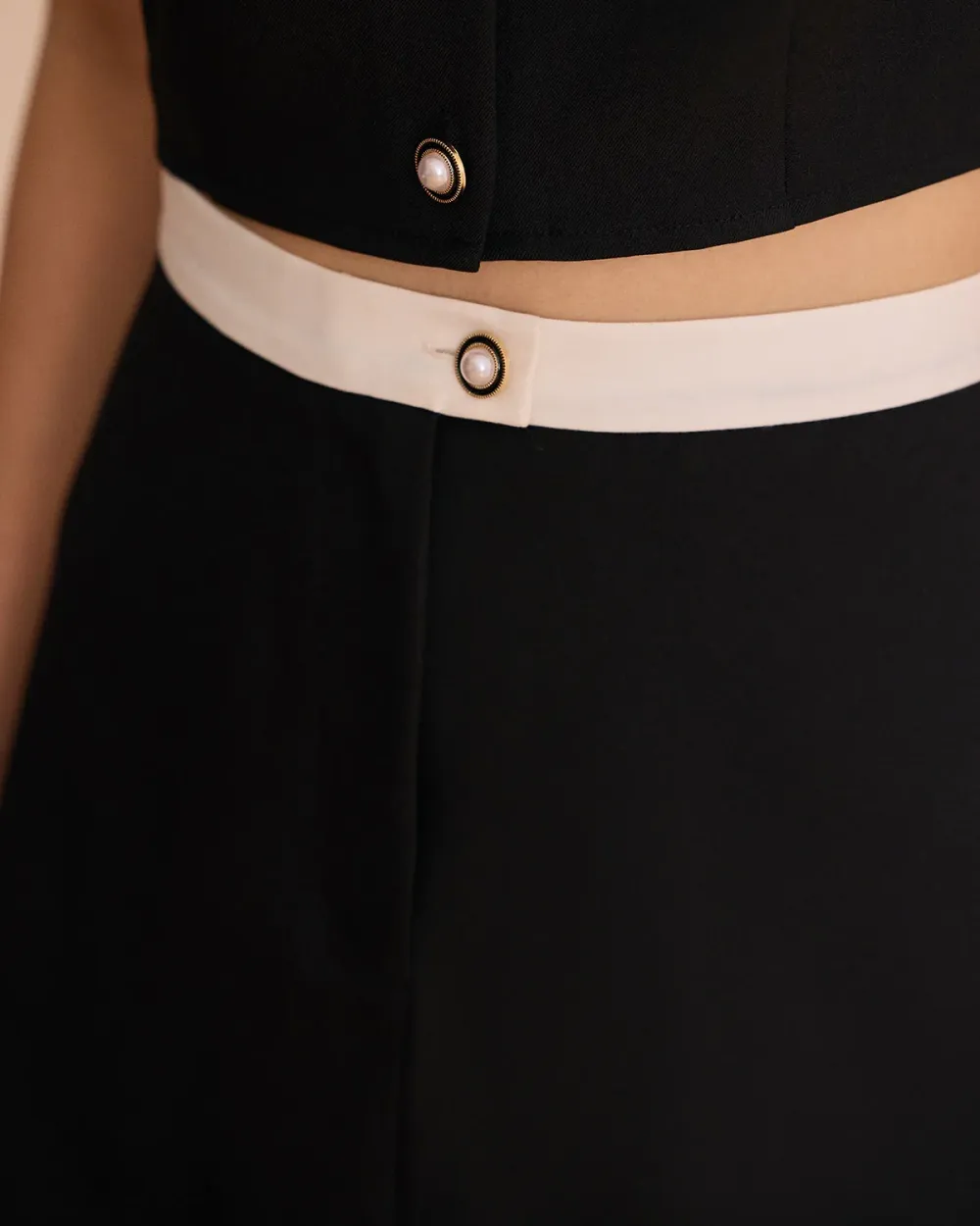 Bold Color Blocking Skirt