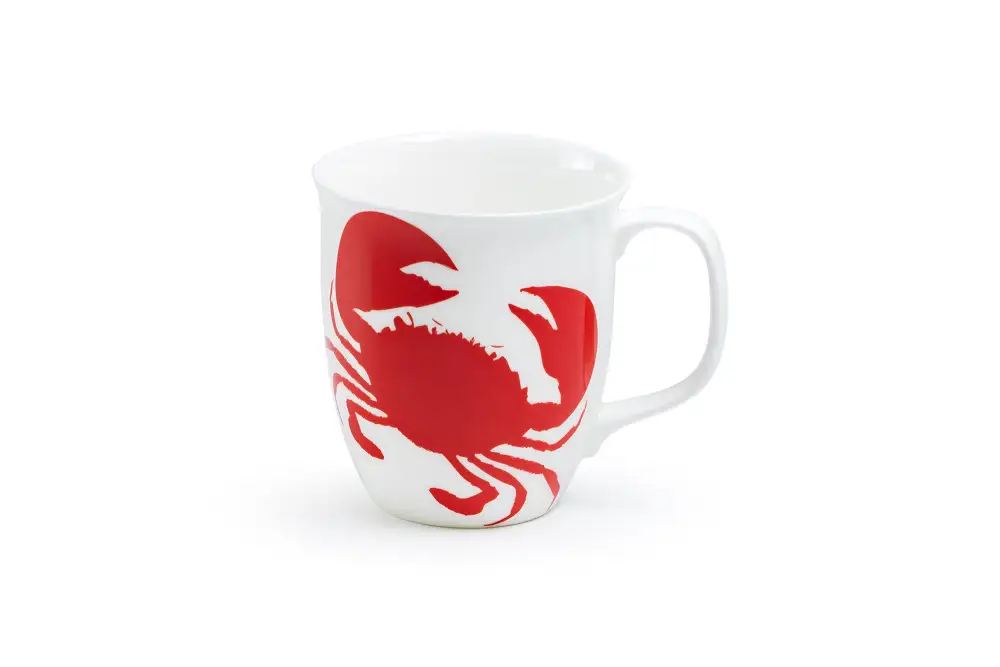 Crab Bone China Mug