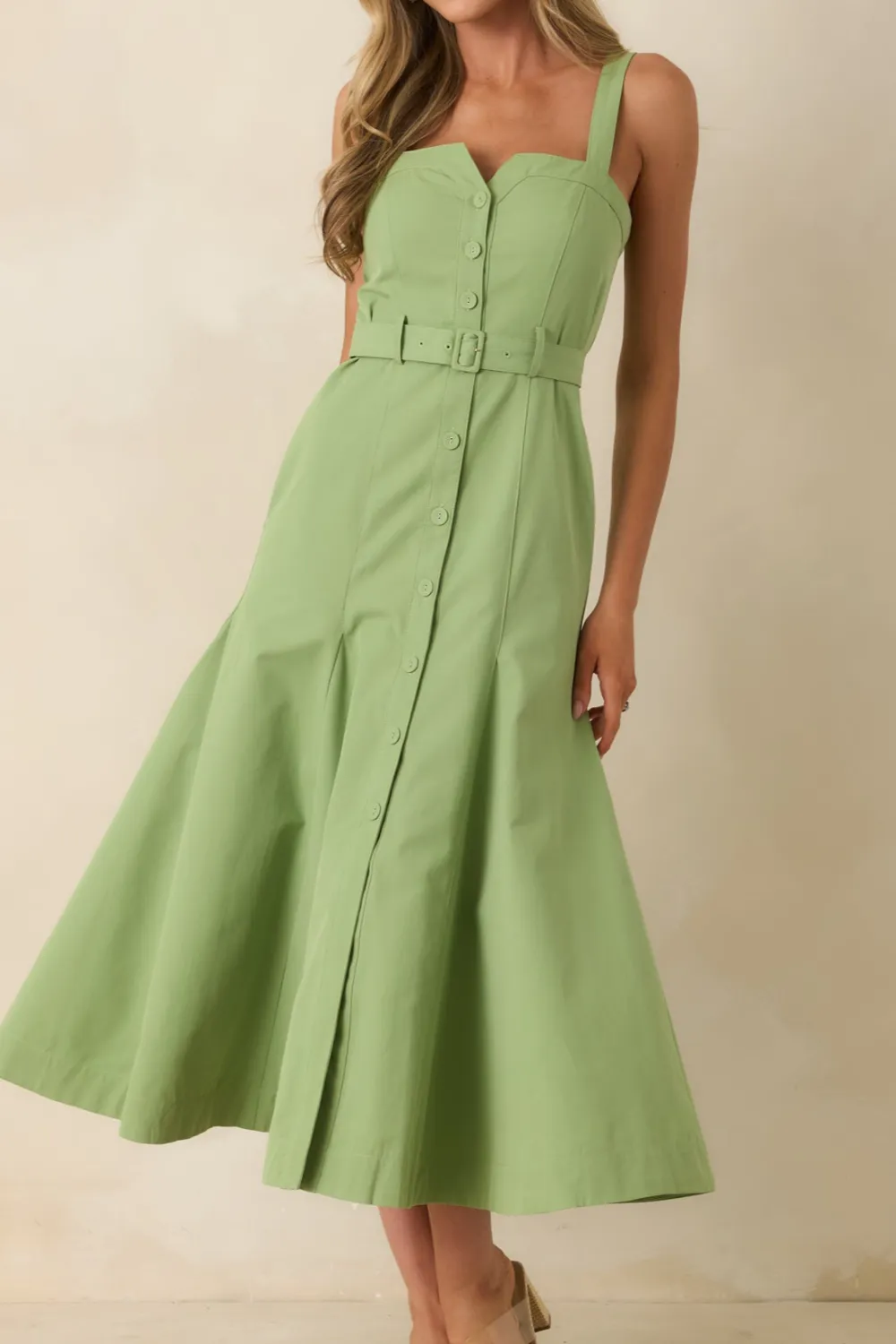 Soft Form Midi Dress