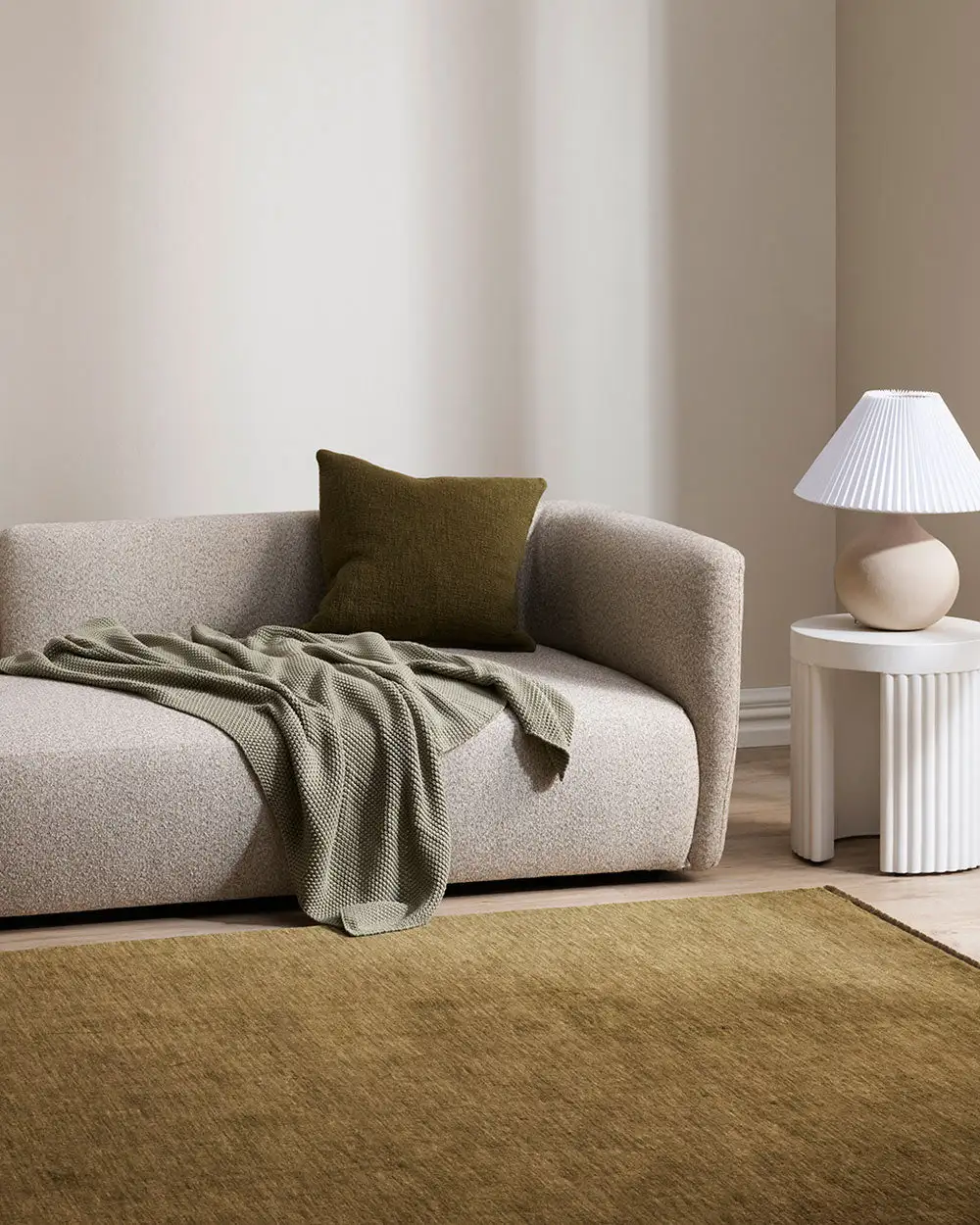 Wool Contemporary Textured Balanced Area Rug