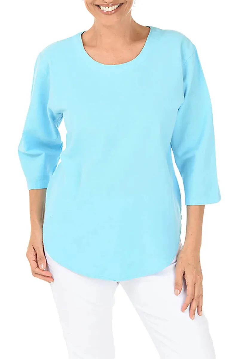 Cotton Fabric Crinkle Top
