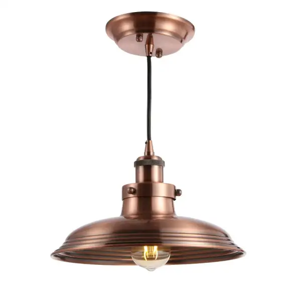 Adjustable Iron Industrial Rustic LED Pendant