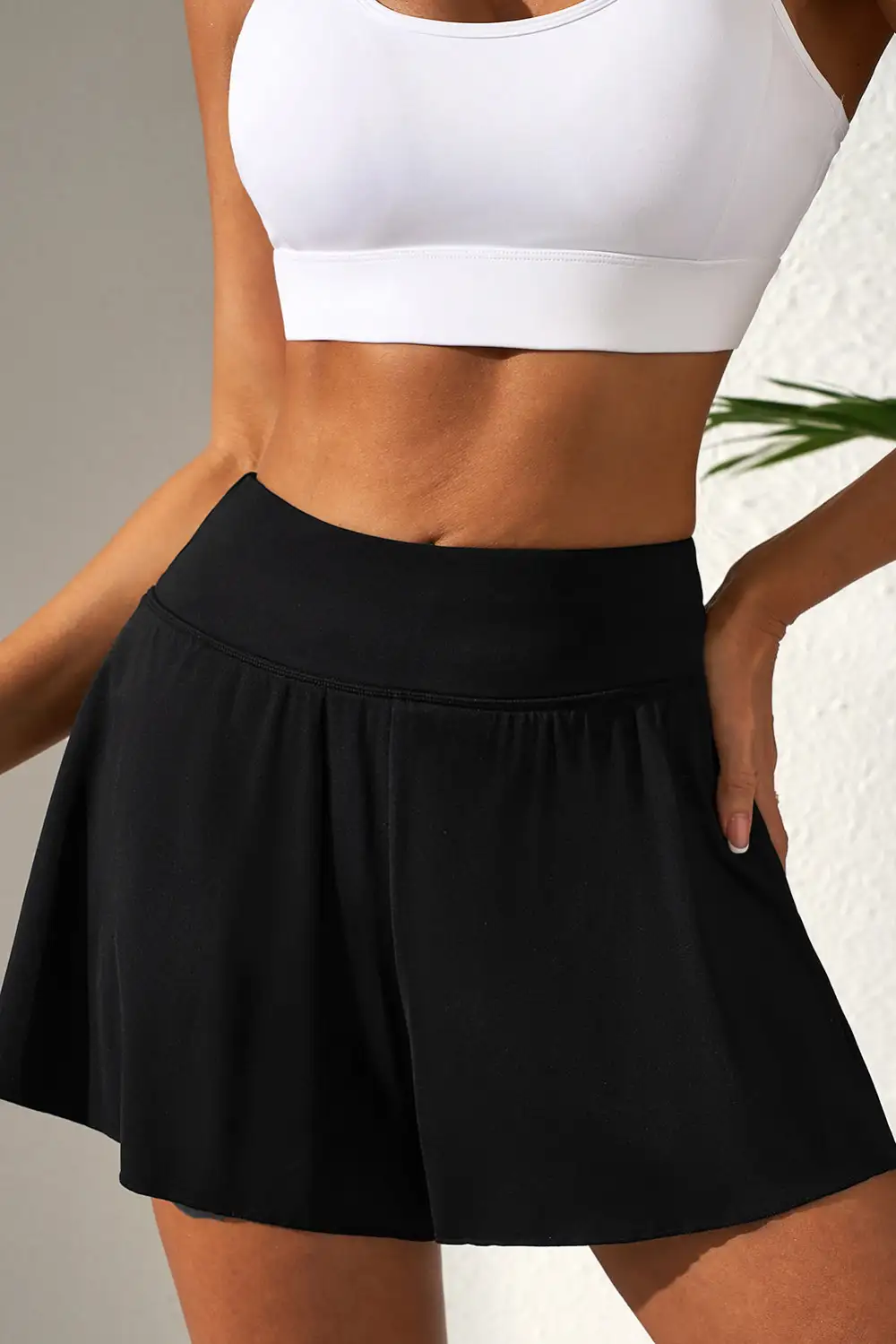 Clean High Waist Swimsuit Pants