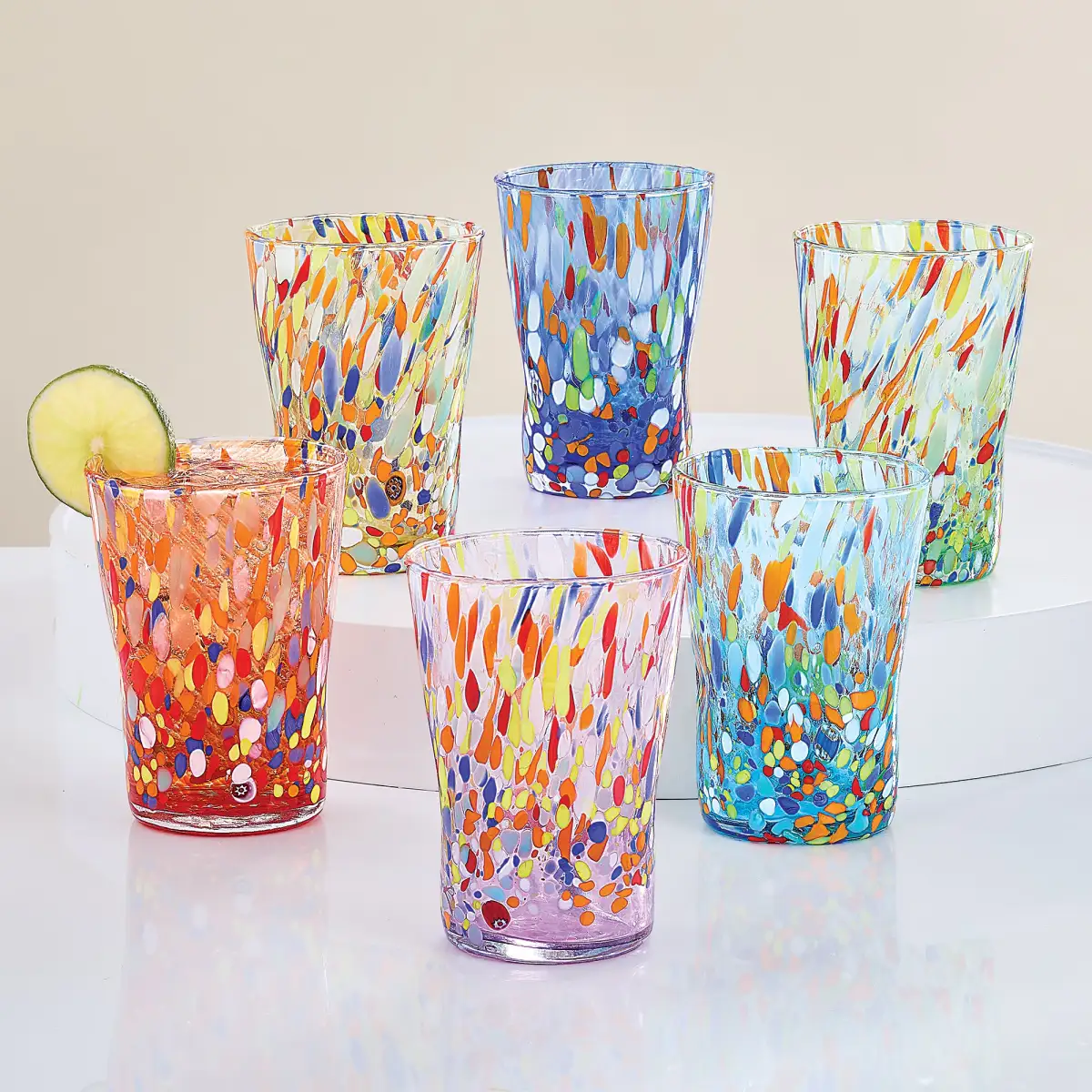 Sculpted Everyday Drinking Glass